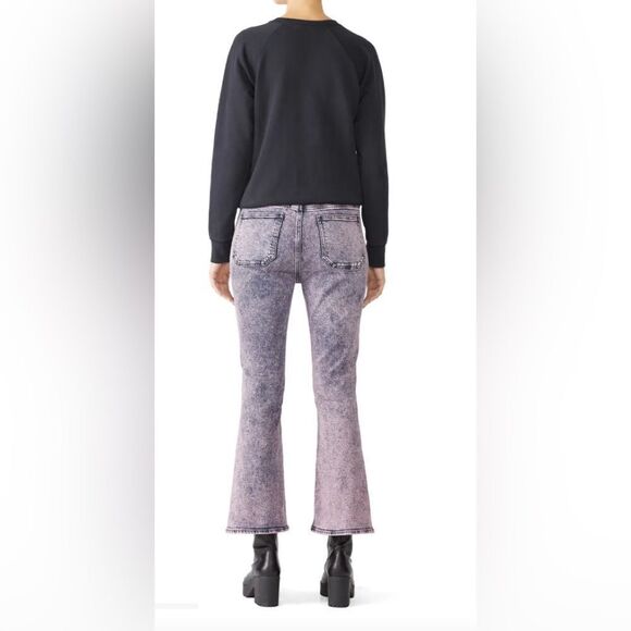 Anthro x M.i.h Women's Distressed acid wash Purple Jeans. 27 - Picture 3 of 3